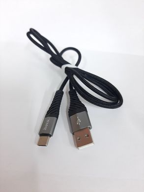 Кабель USB - Type C  Hoco X38  Cool charging cable  черный   1m. 3.0 А