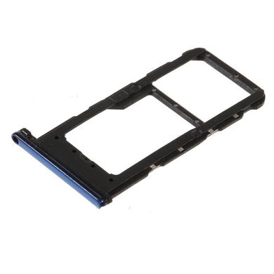 Тримач (лоток) SIM-карт Huawei P Smart Plus синій