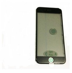 Скло з рамкою і ОСА плівкою для iPhone 8 plus Lens+OCA with frame черное black