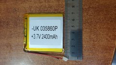 Аккумулятор Литий - полимерный Foton (3.7 v ) 2400 mAh ( UK 035860P)
