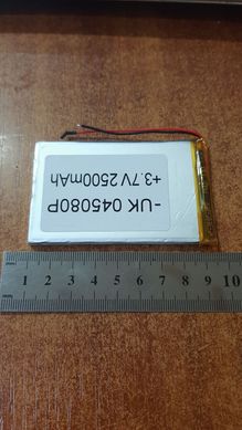 Акумулятор Литий - полимерний Foton (3.7 v ) 2500 mAh ( UK 045080P)