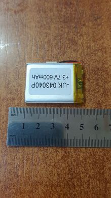 Акумулятор Литий - полимерний Foton (3.7 v ) 600 mAh ( UK 043040P)