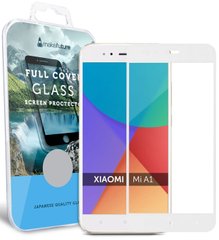 Защитное стекло 3D Xiaomi Mi A1/5x White