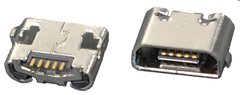 Разъем зарядки (коннектор) micro USB для Alcatel 5042D POP 2