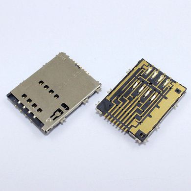 Конектор (роз'єм) SIM карти для Samsung P6800