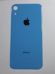 Задняя крышка корпуса для iPhone XR голубая