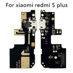 Шлейф Xiaomi Redmi 5 Plus charger нижняя плата с разъемом зарядки и микрофоном