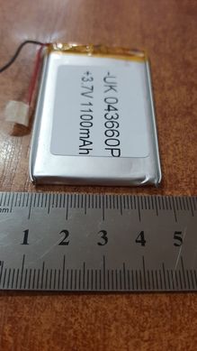Акумулятор Литий - полимерний Foton (3.7 v ) 1100 mAh ( UK 043660P)