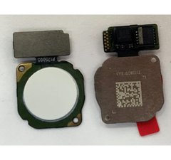 Шлейф Huawei P Smart Plus (INE-LX1) / Nova 3 / Nova 3i со сканером отпечатка пальца White