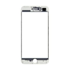 Стекло с рамкой и ОСА для iPhone 7 plus Lens with frame белое white