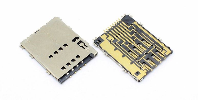 Коннектор ( разъем ) SIM карты для Samsung S5750