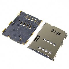 Коннектор ( разъем ) SIM карты для Samsung S5620